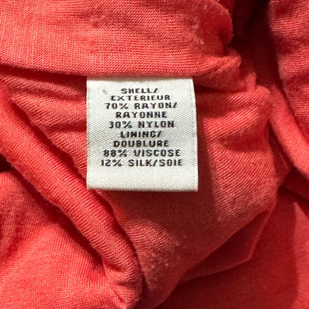 Diane von Furstenberg DVF Zarita Lace Pattern Hot Coral Mini Sheath Dress Size 8 - Picture 6 of 6